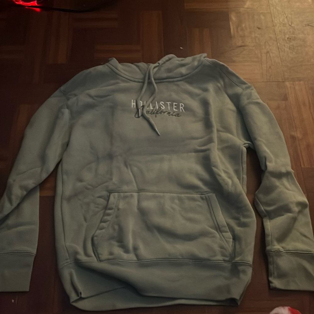 Hollister green hoodie